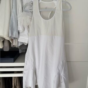 Athleta White Sleeveless Dress
